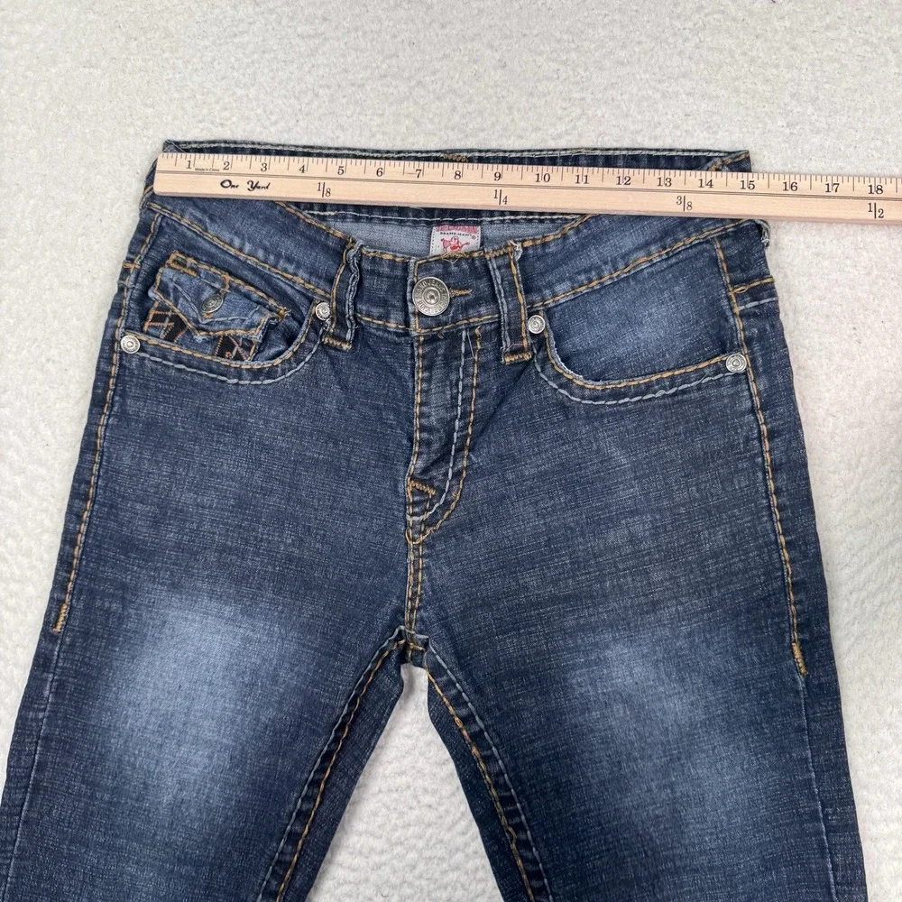 True Religion Ricky Jeans Men's 30 Relaxed Straight Super T Flap Pockets 30x31